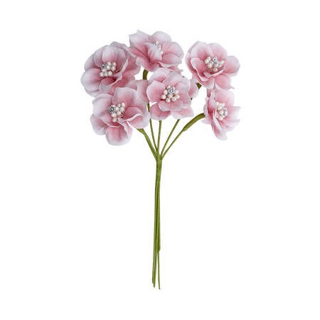 FIORE LANZAROTE ø4cm ROSA ANTICO 6pz