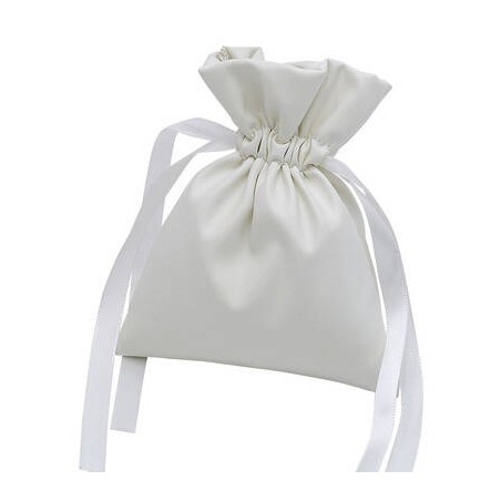 SACCHETTO SEMILPELLE 9x11cm BIANCO 12pz