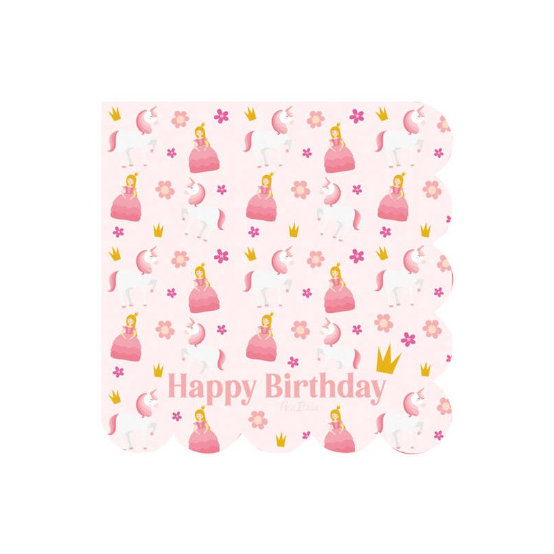 TOVAGLIOLI 33x33 PRINCESS UNICORN C/SMERLO 16pz