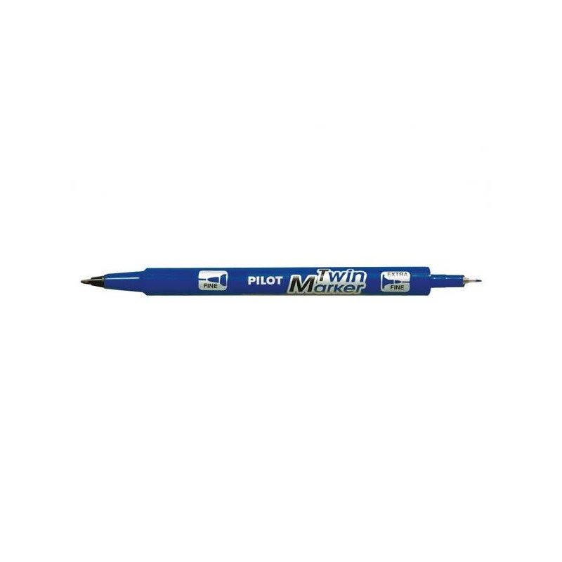 PENNARELLO PILOT MARKER TWIN BEGREEN BLU 0,3-0,5mm