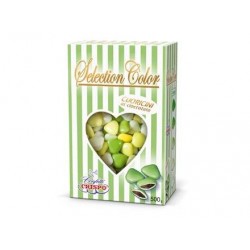 CONFETTI CIOCCOLATO CUORICINI SELECTION COLOR VERDI 500gr
