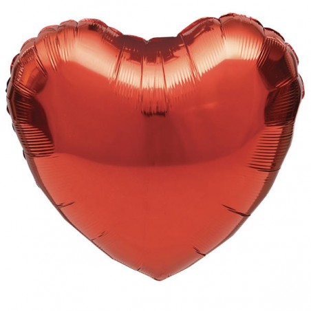 PALLONE MYLAR CUORE ROSSO ø45cm