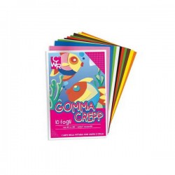 GOMMA EVA CREPP COLOR 30x50cm ASS.TI 10pz