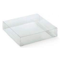 SCATOLA ASTUCCIO PET TRASPARENTE 10x10x5cm 10pz