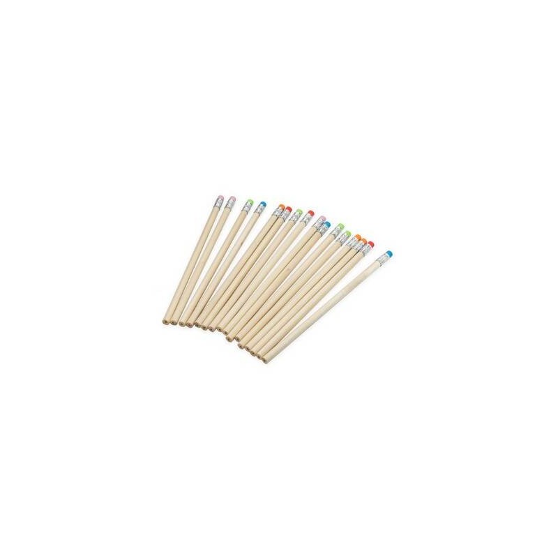 MATITA NATURALE C/GOMMA COLOR 1pz