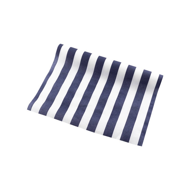 RUNNER AIRLAID 40x250cm RIGHE BLU