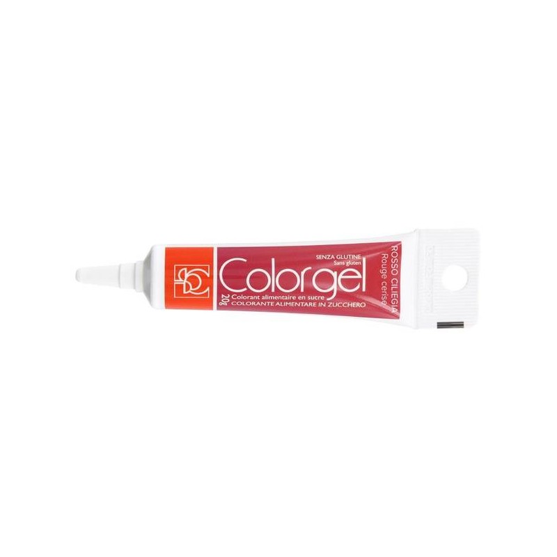 COLORANTE GEL TUBETTO 20gr ROSSO CILIEGIA