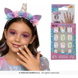 UNGHIE UNICORNO BIMBA 12pz