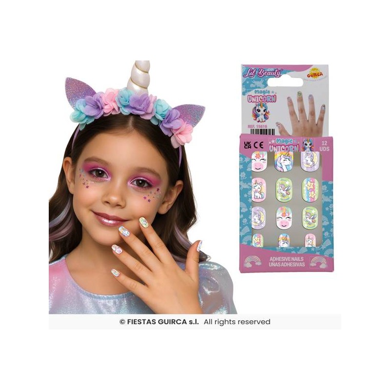 UNGHIE UNICORNO BIMBA 12pz