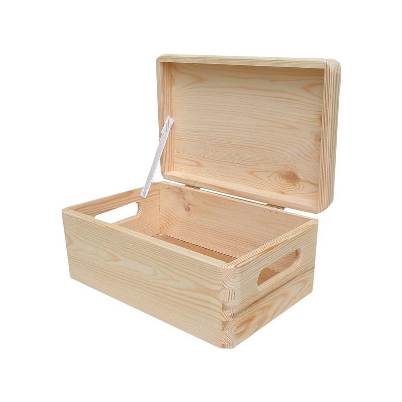 BAULETTO LEGNO NATURALE C/COP 30x20x14 CASL2187