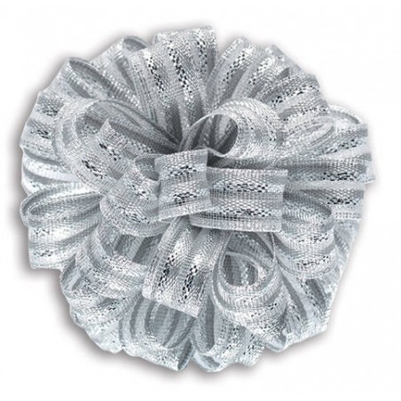 NASTRO TESSUTO WIRED ANIMATO mm40x20mt 04.ARGENTO