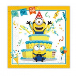 TOVAGLIOLI 33x33 MINIONS TORTA 20pz