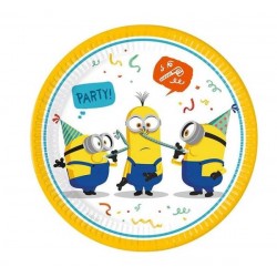 PIATTI MINIONS 23cm 8pz