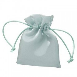 SACCHETTO ORGANZA 9x12cm VERDE LUCIDO 12pz