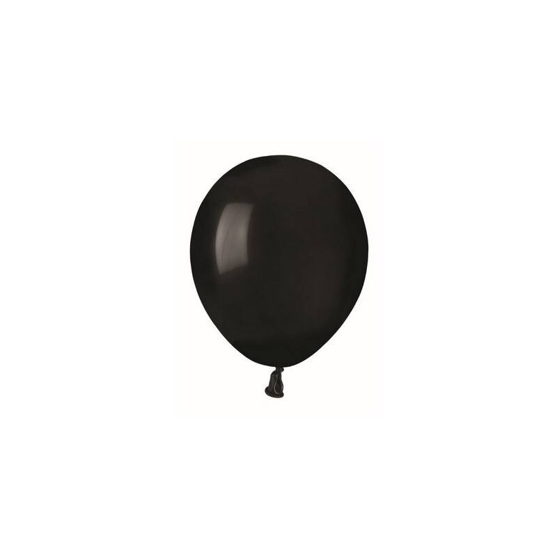 PALLONCINI COLOR 5 12cm NERO 100pz
