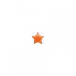 PALLONE MYLAR STELLA 18 45cm ARANCIONE
