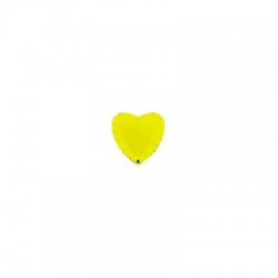 PALLONE MYLAR CUORE 18 45cm LIME GREEN