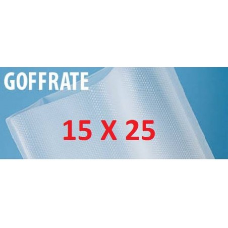 BUSTE SOTTOVUOTO GOFFRATE V9 MIS.15x25cm 10pz