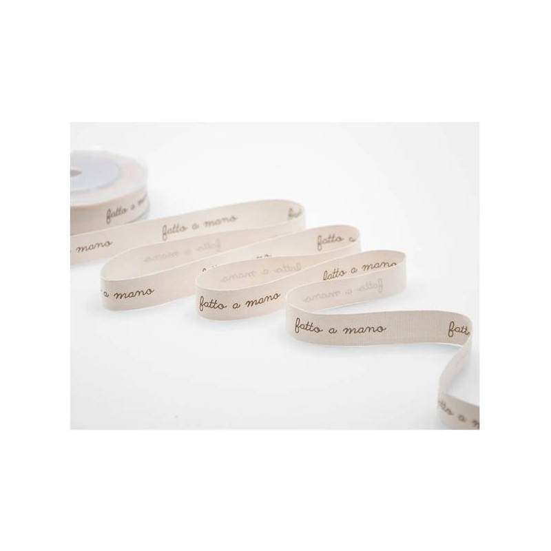 NASTRO POLICOTONE mm15x15mt COL.21/52 FATTO A MANO ROSA CIPRIA