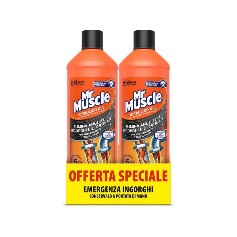 MR MUSCOLO IDRAULICO GEL 1lt 2pz