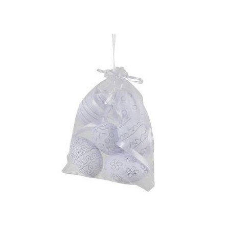 UOVA DA COLORARE 6cm 6pz