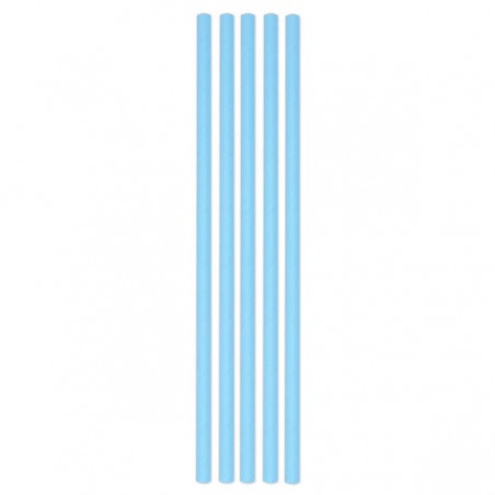 CANNUCCE ECOLOR IN CARTA ø0,5x20cm CELESTE 50pz
