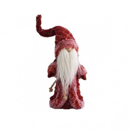BABBO NATALE PELUCHE ROSSO h35cm