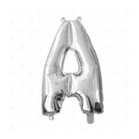 LETTERA A MYLAR SILVER 16 40cm