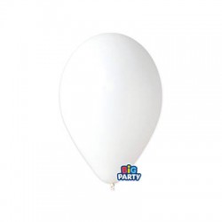 PALLONCINI LATTICE 10 26cm BIANCO 16pz
