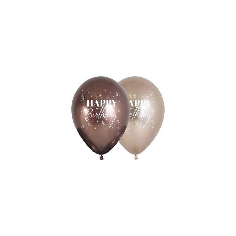 PALLONCINI IN LATTICE 12 30cm HAPPY BIRTHDAY TWINKLE 12pz