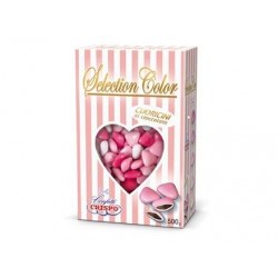 CONFETTI CIOCCOLATO CUORICINI SELECTION COLOR ROSA 500gr