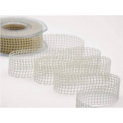 NASTRO RETINA mm25x15mt COL.59 VANIGLIA