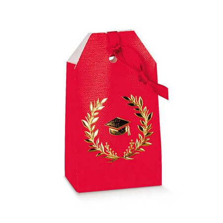 SCATOLA TAG 5,5x3x5x10cm ST.CALDO ALLORO ROSSO 10pz