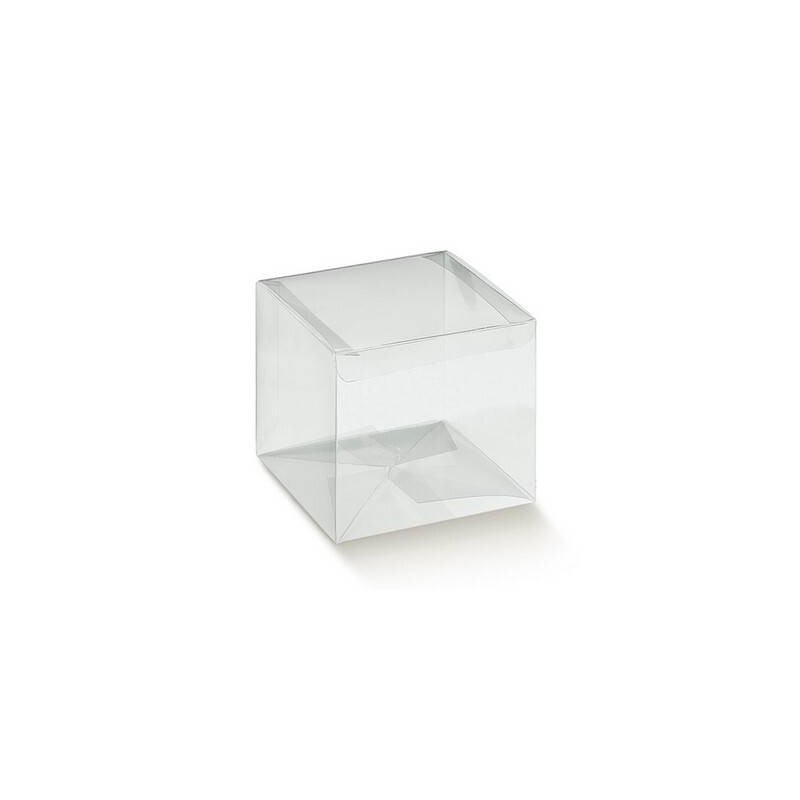 SCATOLA SCATTO PET TRASPARENTE 7x7x7cm 10pz