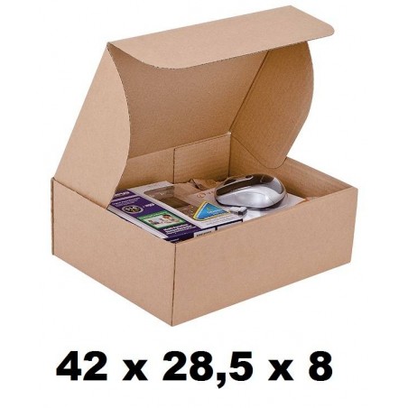 SCATOLA E-COMMERCE FUSTELLATA MOD.M 42x28,5x8cm