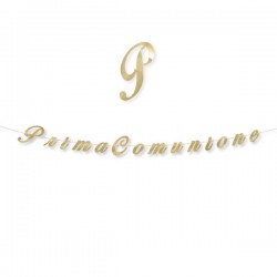 FESTONE ITALIC PRIMA COMUNIONE METAL cm15x3mt