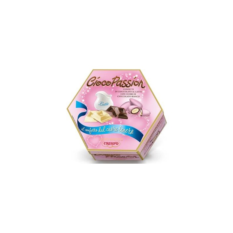 CONFETTI CIOCO PASSION LIETO EVENTO IMB. SING. ROSA 500gr GUSTI ASSORTITI