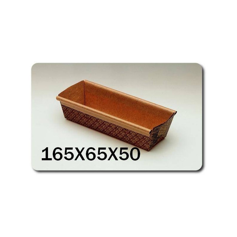 FORMA COTTURA PLUMCAKE 165x65x50mm 50pz 516565/LP