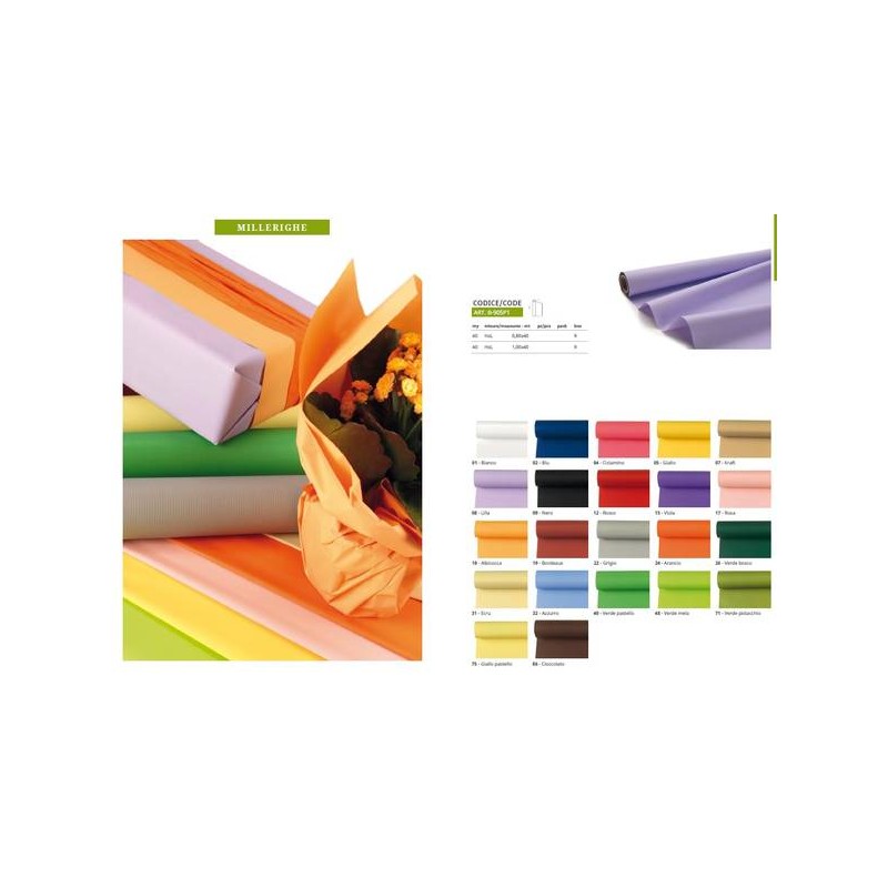 BOBINA PPL PERLATO MILLERIGHE cm100x40mt 48-VERDE MELA