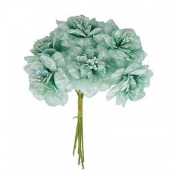 FIORE PEONIA ø5cm VERDE 12pz