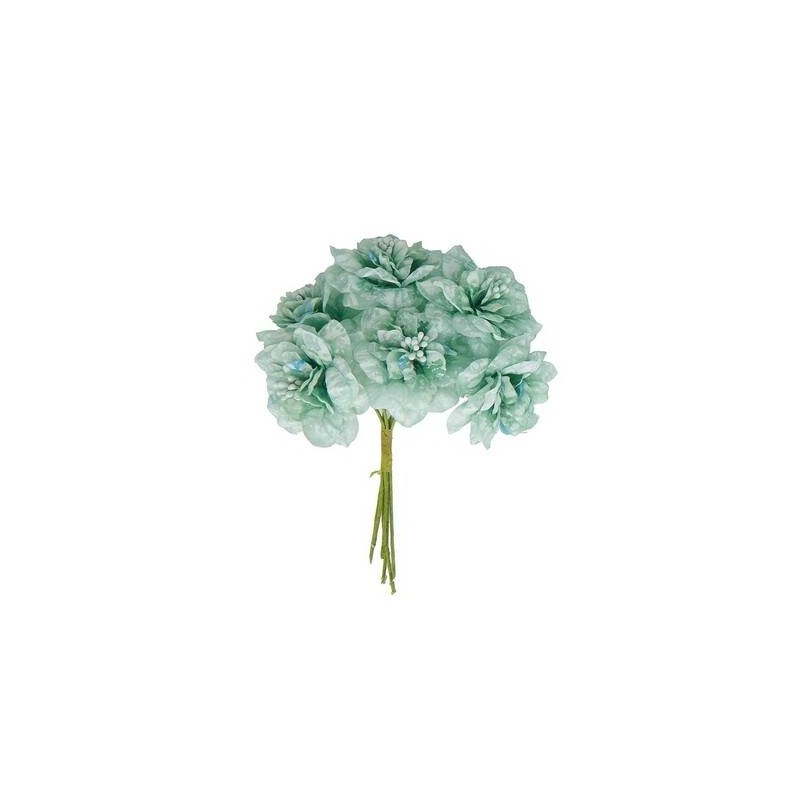 FIORE PEONIA ø5cm VERDE 12pz