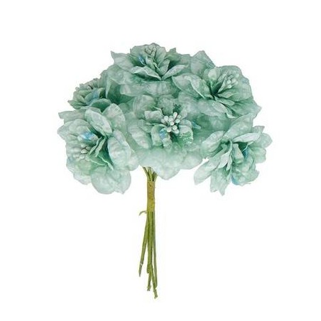 FIORE PEONIA ø5cm VERDE 12pz