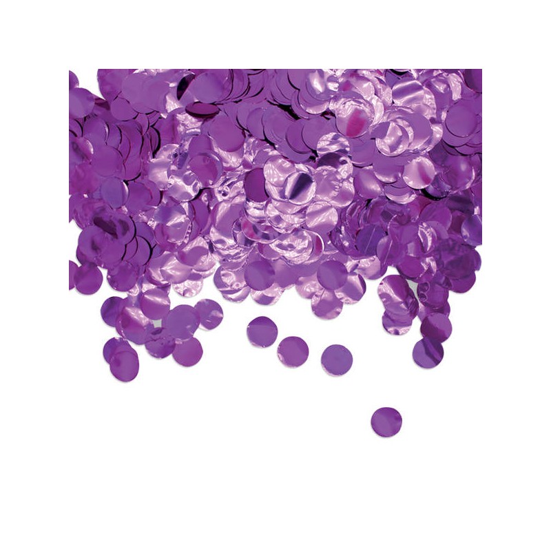 CORIANDOLI IN FOIL ø2cm 50gr FUXIA METAL