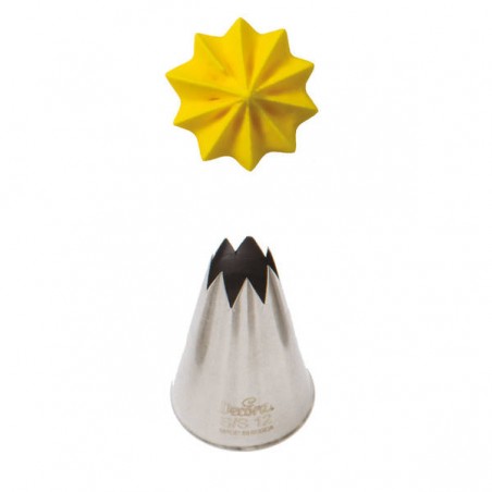 BECCUCCIO INOX DECORA N°12 STELLA